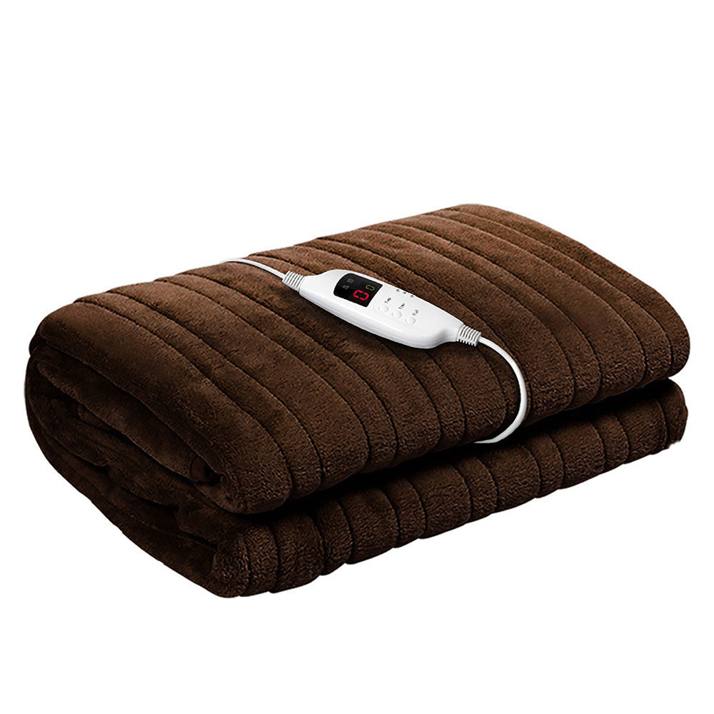 Electric Throw Blanket - Chocolate