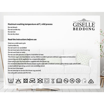 Giselle Bedding Care Instructions