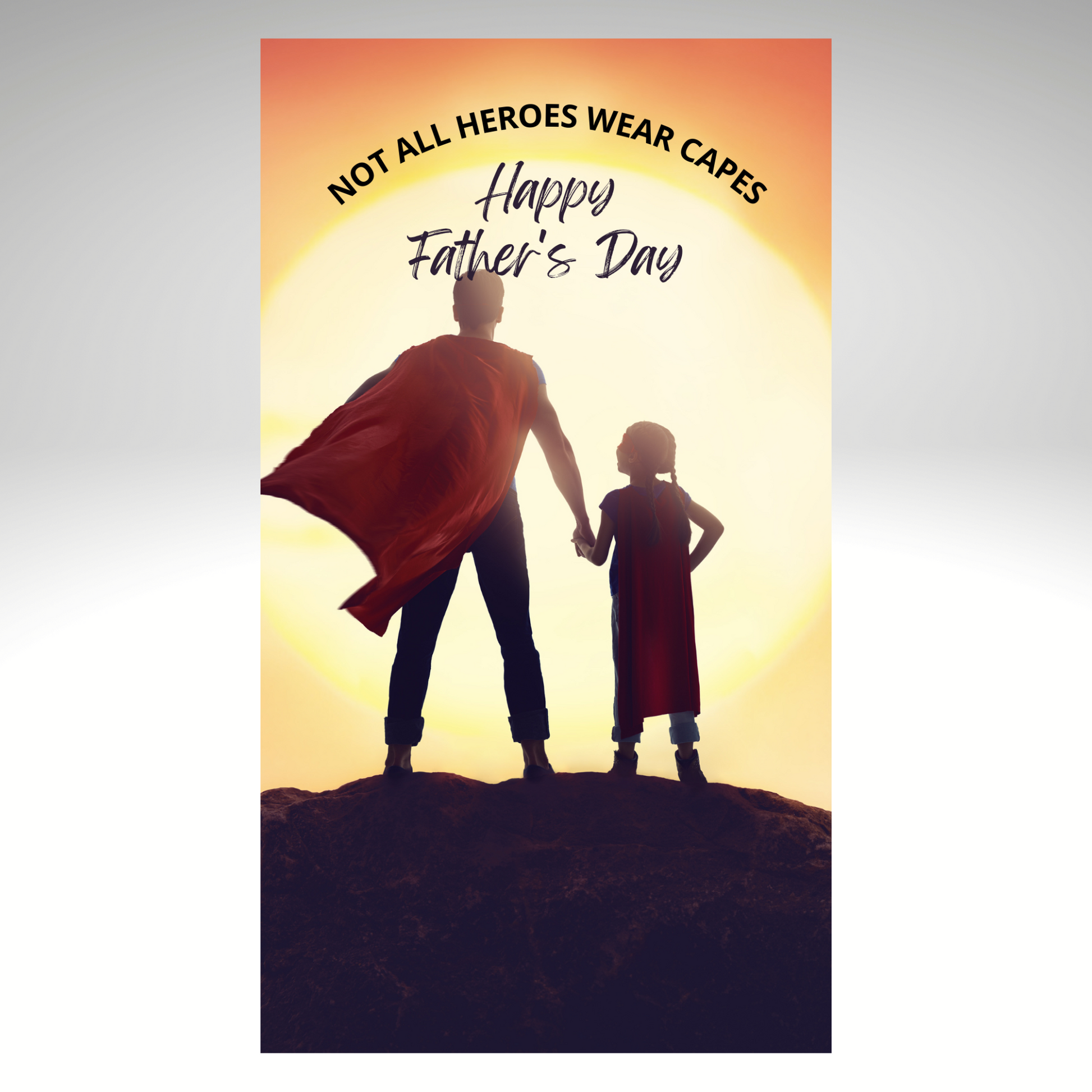 Fathers Day E-Card - Superhero MP4 Video Message