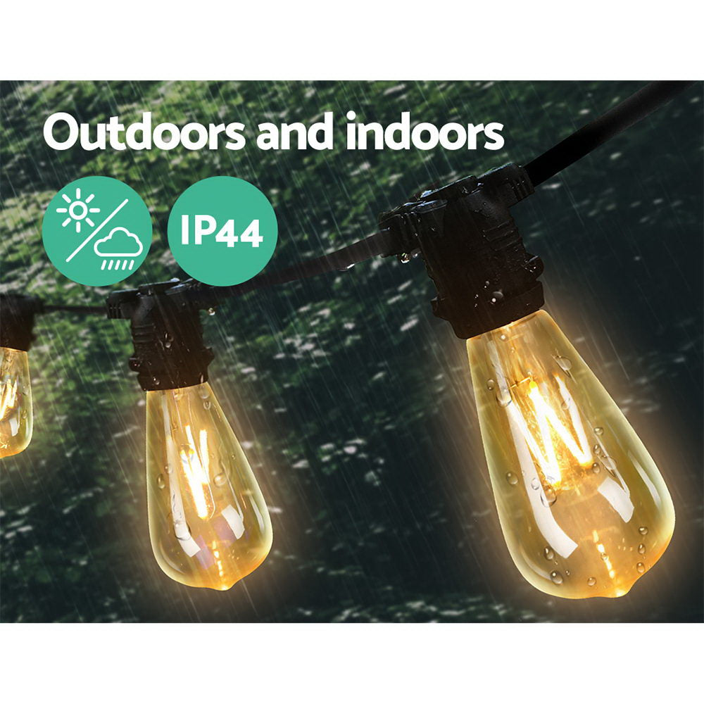 Jingle Jollys 60PCS LED Festoon String Lights Wedding Christmas Outdoor Occasions > Lights   