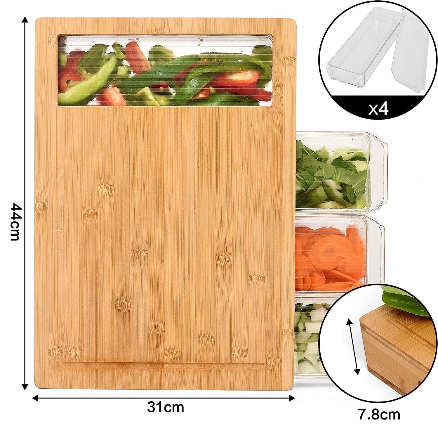 Cutting board 44cm x 31cm x 7.8cm