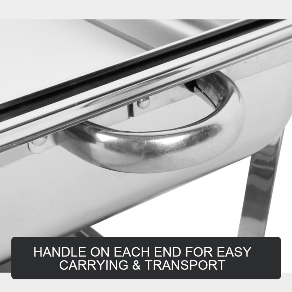 Carry handles on bain marie