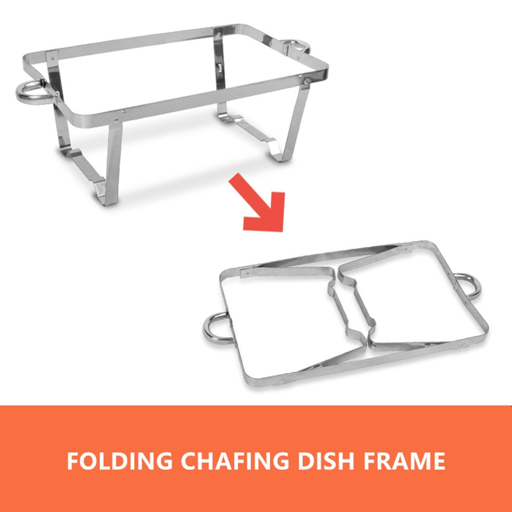 Folding dish frame