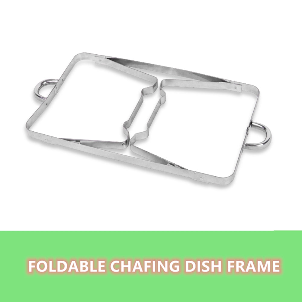 Foldable chafing dish frame