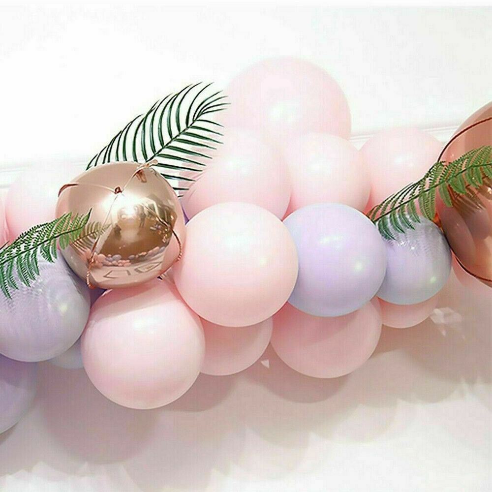 Pink, grey and rose gold balloons