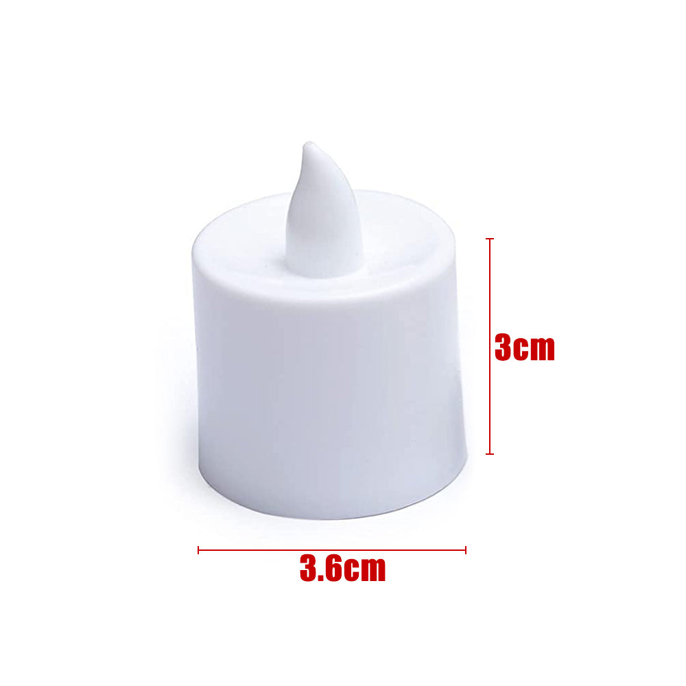 LED Candles Height 3cm x Width 3.6cm   