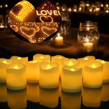 24PCS Flameless LED Tea Light Candles 