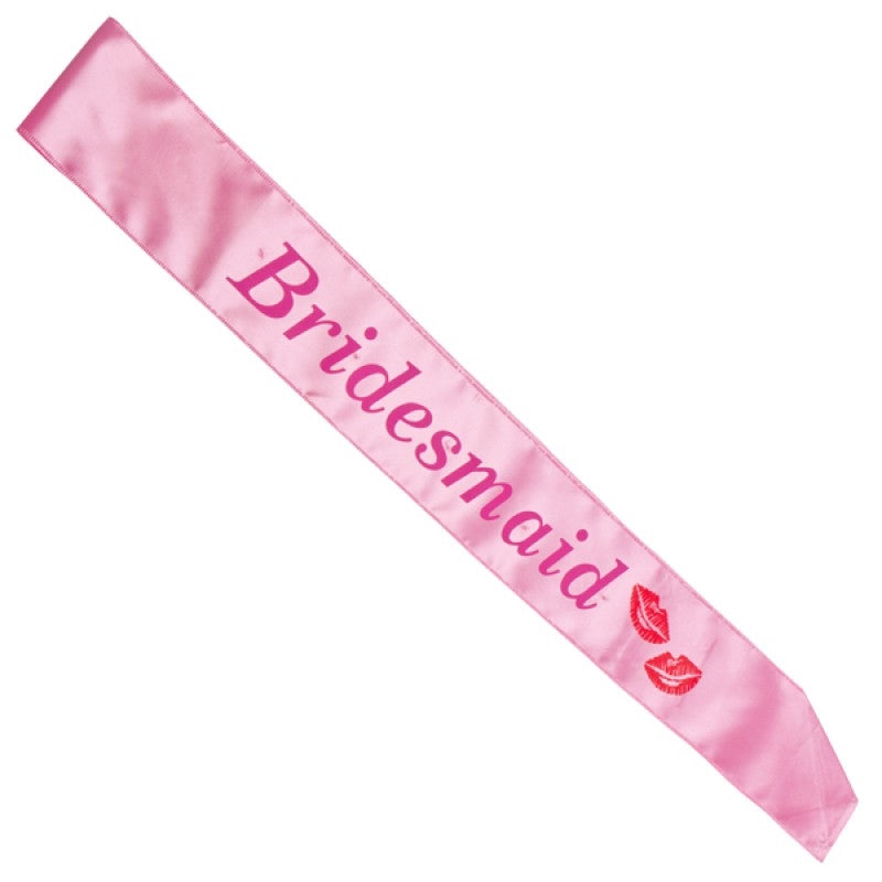 Pink Bridesmaid Flashing Sash Occasions > Wedding Accessories   