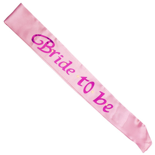 Pink Bride To Be Flashing Sash Occasions > Wedding Accessories   