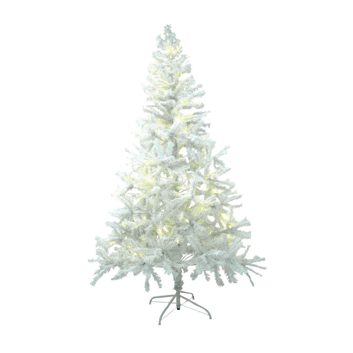 Christmas By Sas 1.8m x 90cm White Pine Tree 72 Warm White LED String Lights Occasions > Christmas   