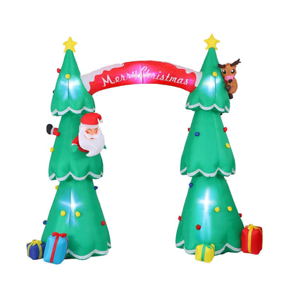 Christmas By Sas 3m x 2.4m Christmas Tree Arch Self Inflating LED Lights Occasions > Christmas   