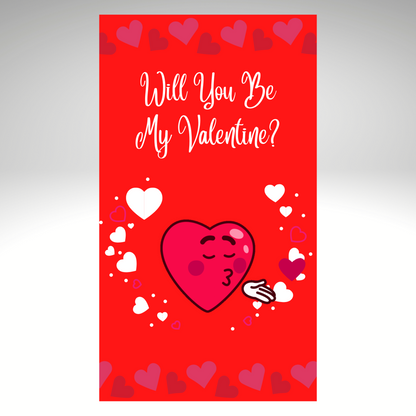 Valentines MP4 Video Message - Will You Be My Valentine? PNG