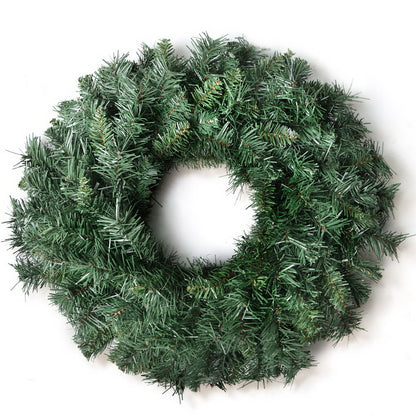 Jingle Jollys Christmas Wreath 60cm Xmas Tree Decoration Green Occasions > Christmas   