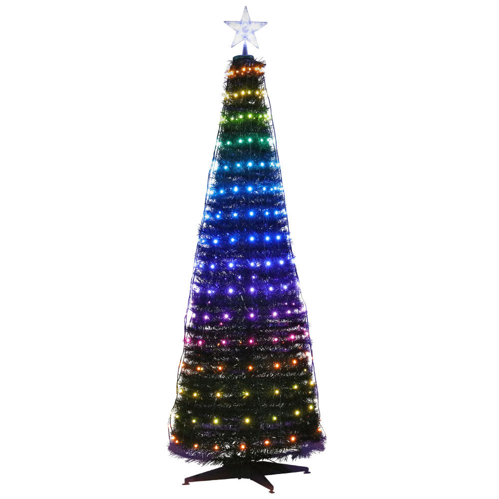 Jingle Jollys Christmas Tree 1.8M 298 LED Xmas Multi Colour Lights Optic Fibre Everything Christmas: The Main Event   