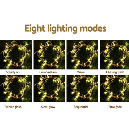 Jingle Jollys 6X3M Christmas Curtain Lights 600LED Warm White Occasions > Lights   