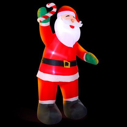 Jingle Jollys 3M Christmas Inflatable Santa Xmas Outdoor Decorations LED Lights Christmas Decorations - On Sale   