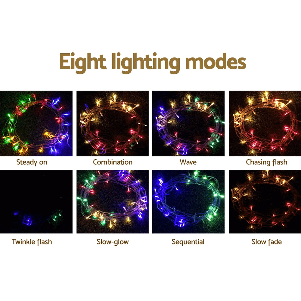 Jingle Jollys 800 LED Christmas Icicle Lights Mutlicolour Occasions > Lights   