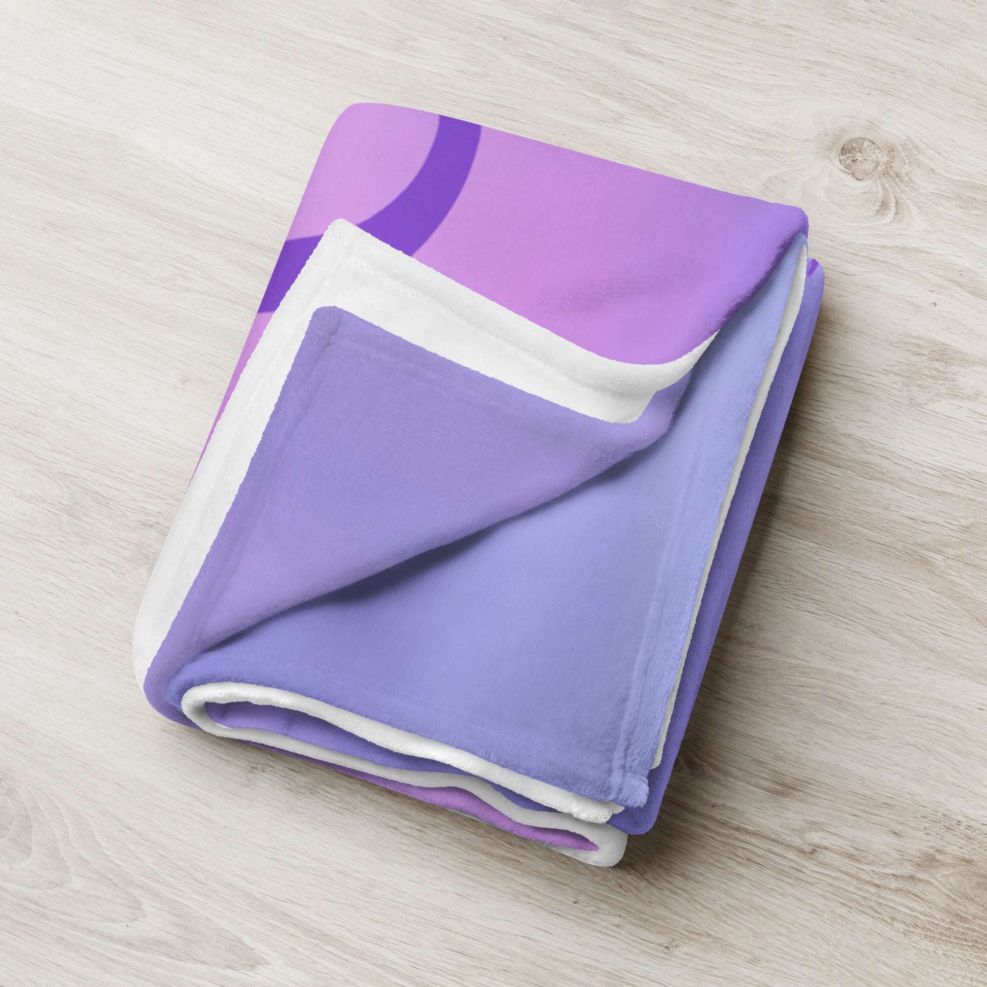 Throw Blanket Polyester Folded