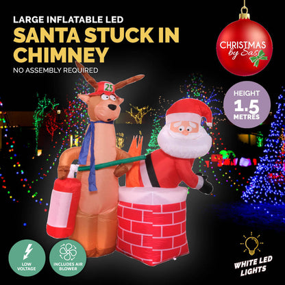 Large LED Xmas Inflatable